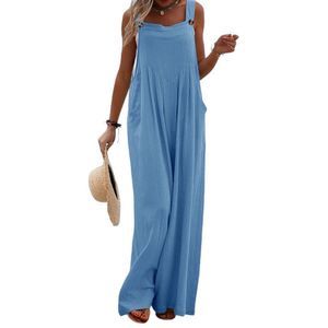 Pantalon Blue Pocket Wide-Leg Jumper Size L